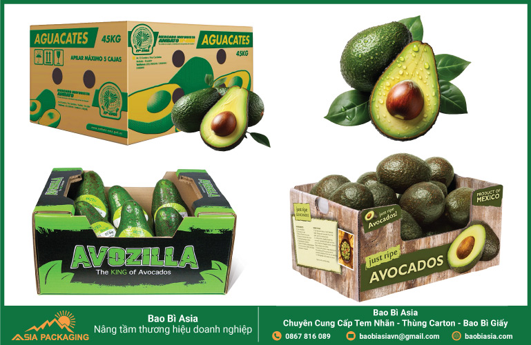 Avocado export crate